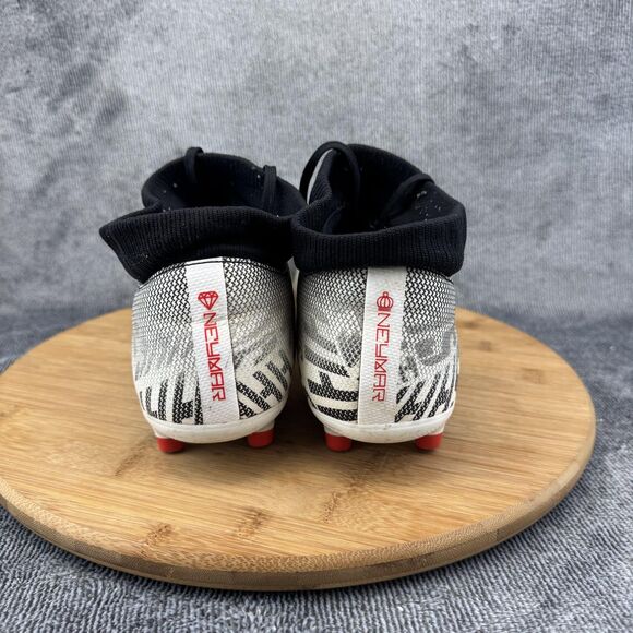 Nike Mercurial Neymar Shoes Mens Size 9 White Black Soccer Cleats FG AO9466-170 - Picture 4 of 10